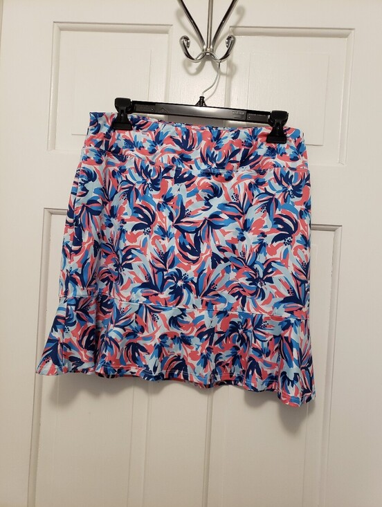 Emerald 18 Pants - Emerald 18 Golf Skort Size Medium Ruffled Hemline Colorful